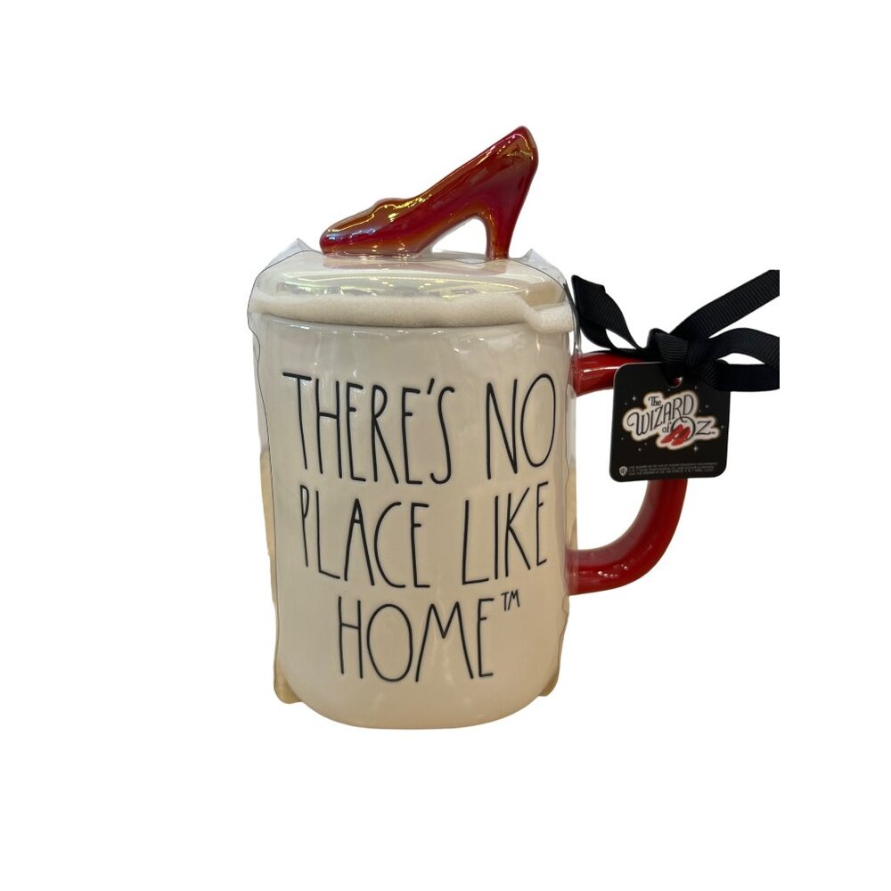 Rae Dunn The Wizard of Oz Mug There's No Place Like Home Dorothy Mug Heel Lid NW